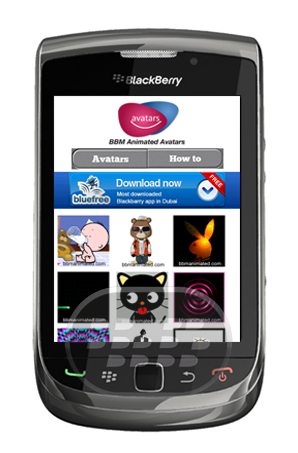 Blackberry on Animated Avatars For Bbm  Hace Que Su Blackberry Messenger  Bbm  Luzca