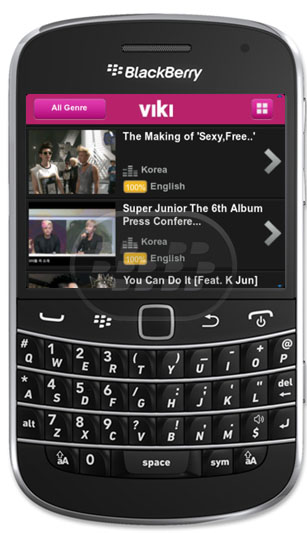 Viki_K-pop_blackberry_app