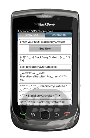 Text messaging using BlackBerry Messenger